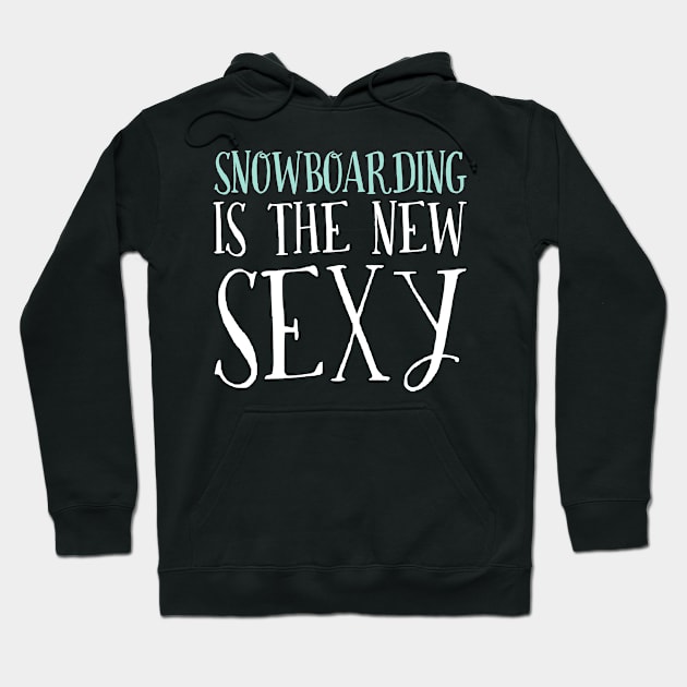 Gifts For Snowboarding Lovers Hoodie by divawaddle